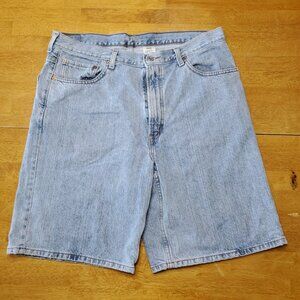 Levis 550 Relaxed Fit Jean Shorts Men’s Size 36 Grunge Y2K Denim Jorts 90's